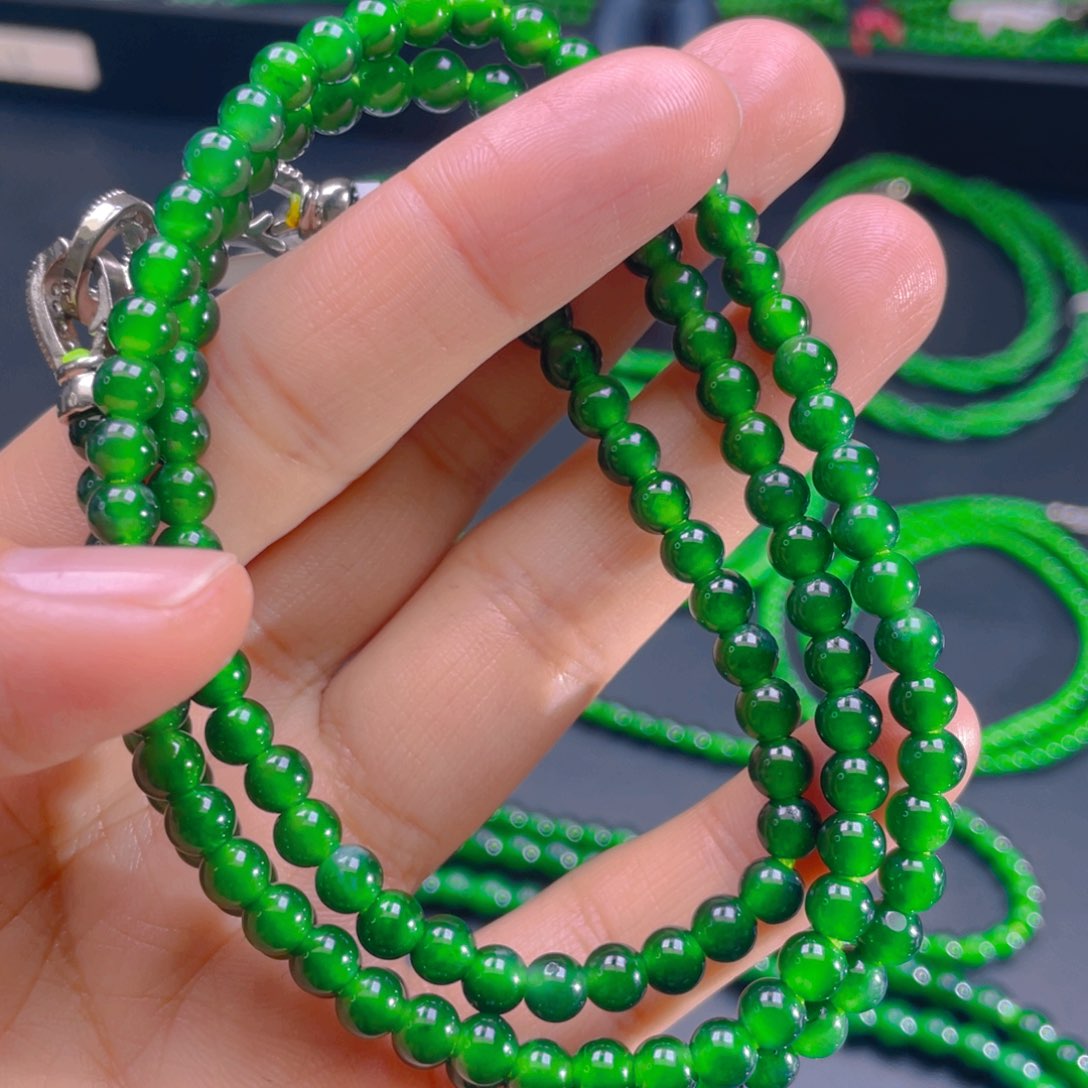 翡翠项链未镶嵌，1