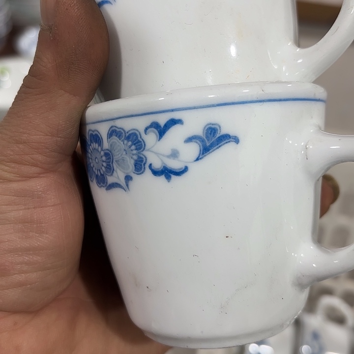 陶杯子杯子，杯子两个