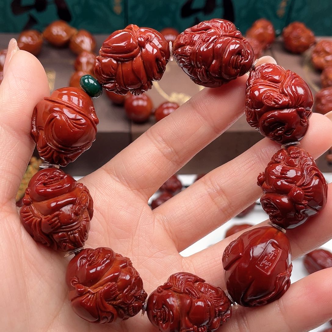 橄榄核手串好****安弥勒手串