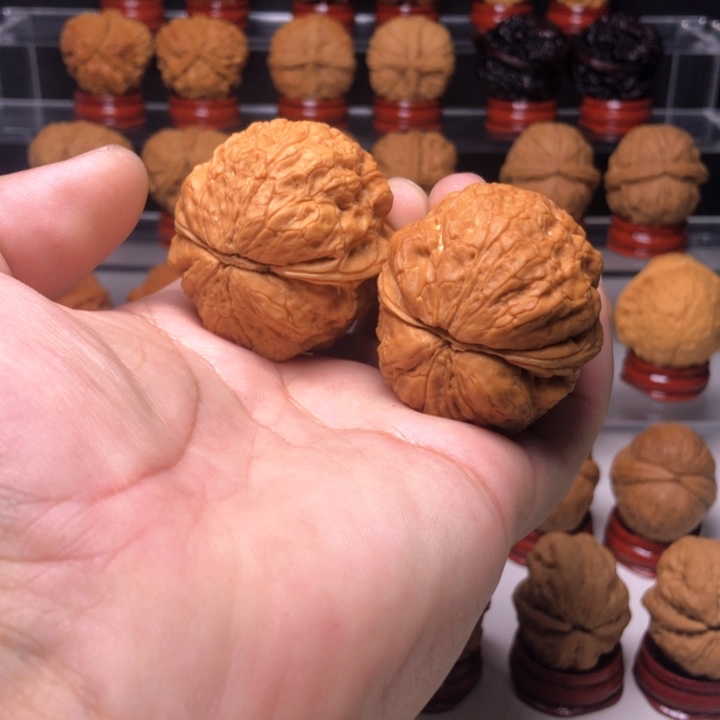 文玩核桃吊坠垃***儿3金丝煮熟