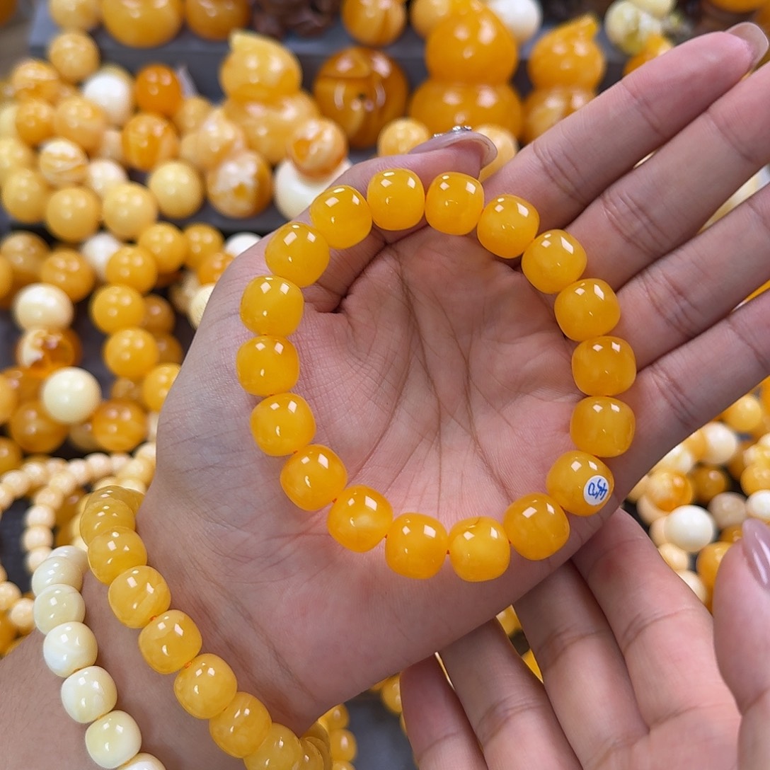 蜜蜡未镶嵌珠宝奇石同料13mm