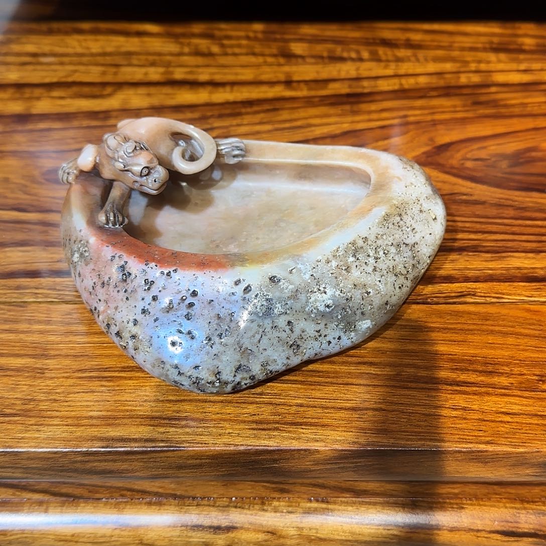 高***路笔洗摆件一个个个