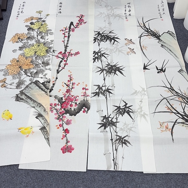 国画手绘国画作品