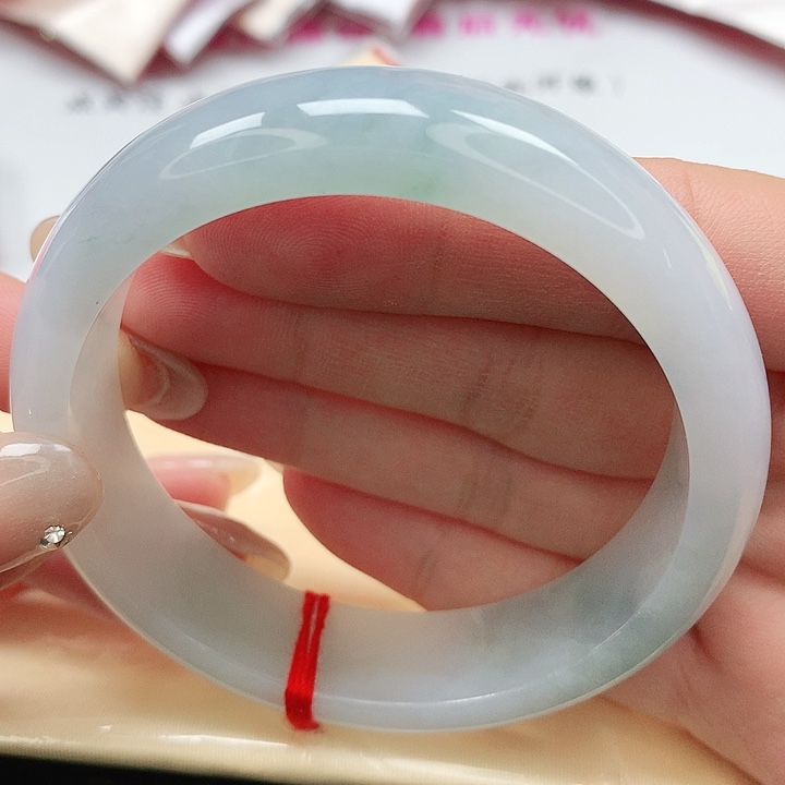 翡翠手镯未镶嵌缅甸天然A货翡翠