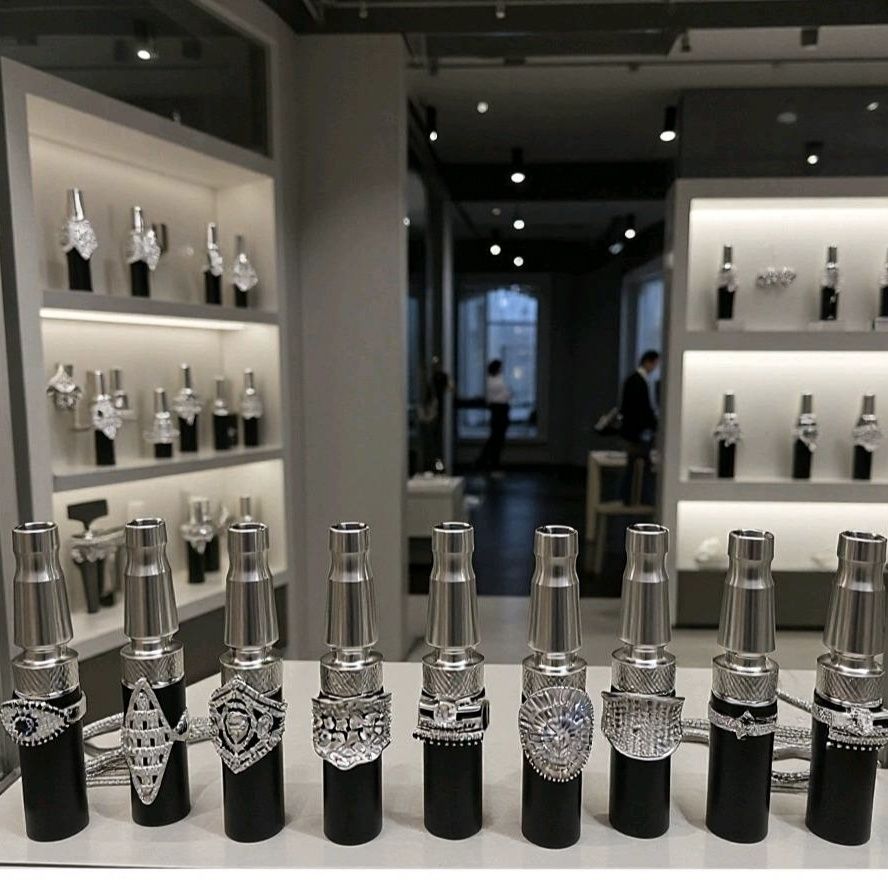 阿尔法赫烟嘴新款烟嘴阿拉伯烟嘴shisha不锈钢私人链条便携式