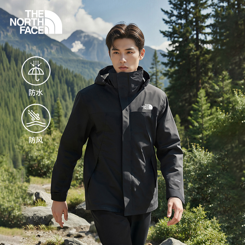 北面男防水硬壳冲锋衣户外防风新款徒步外套TheNorthFace|8GKX