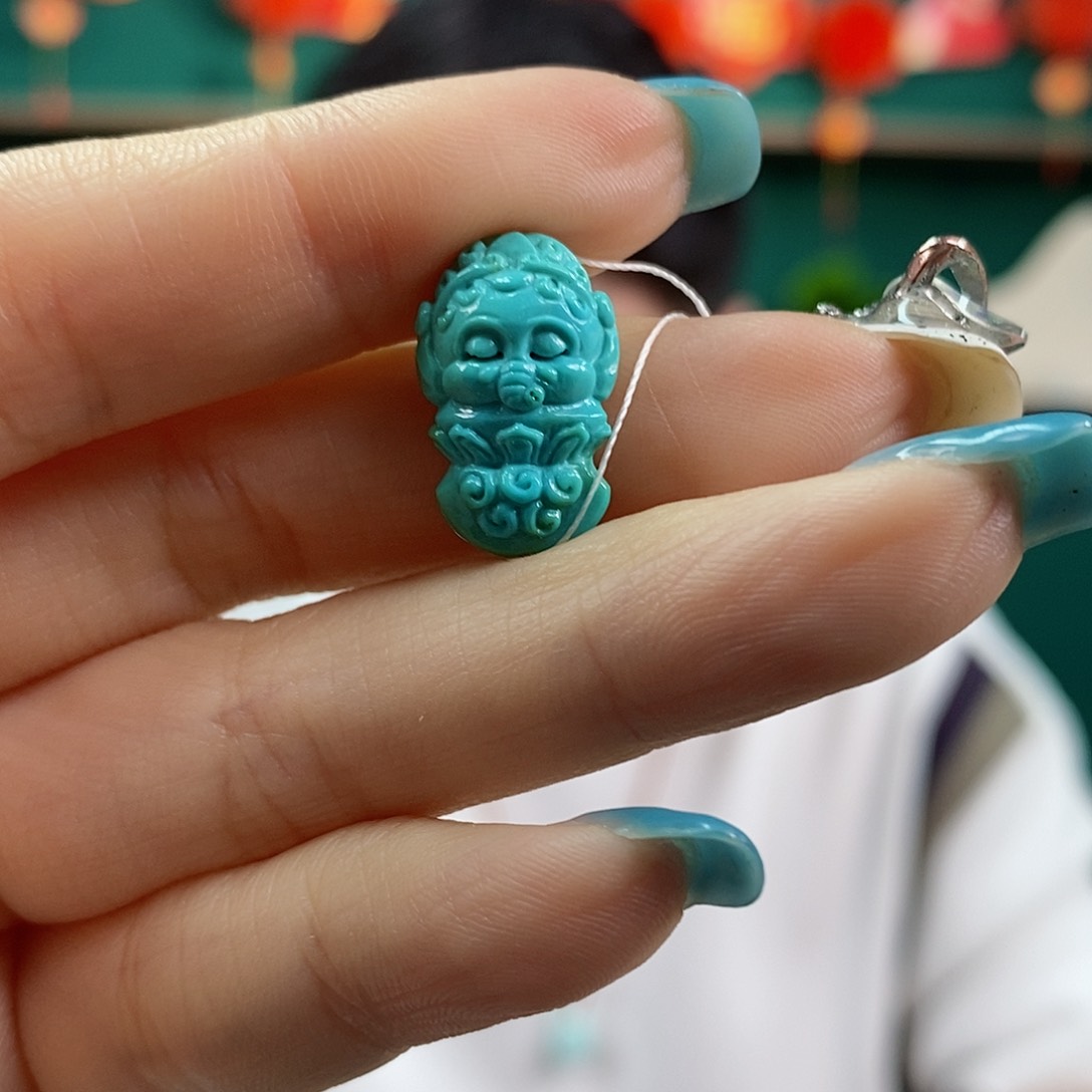 绿松石珠宝奇石未镶嵌