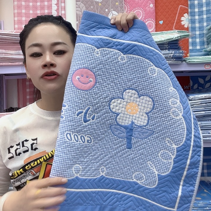 棉蓝色小幸福纯棉