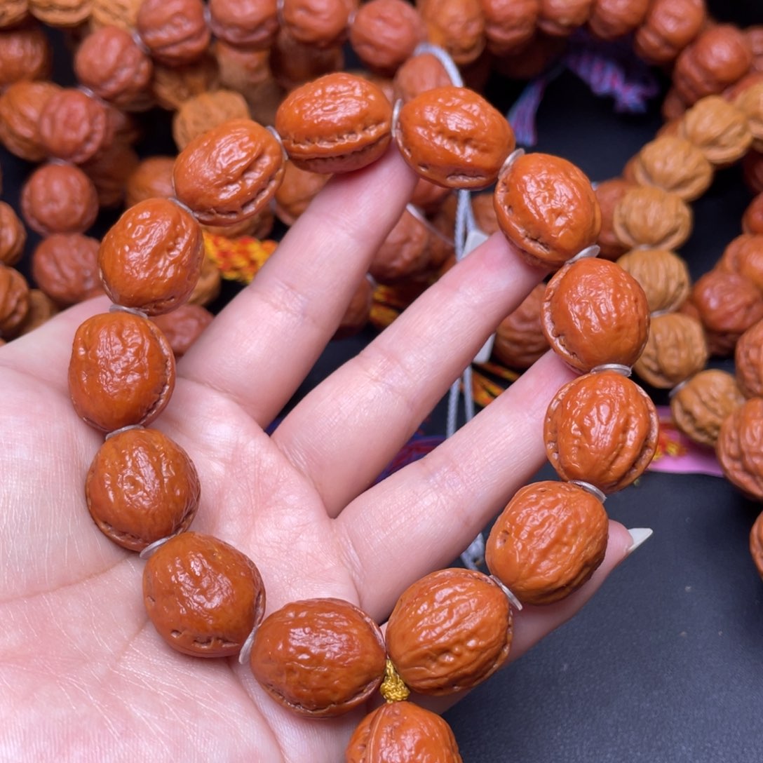 文玩核桃手串光头小枣手持