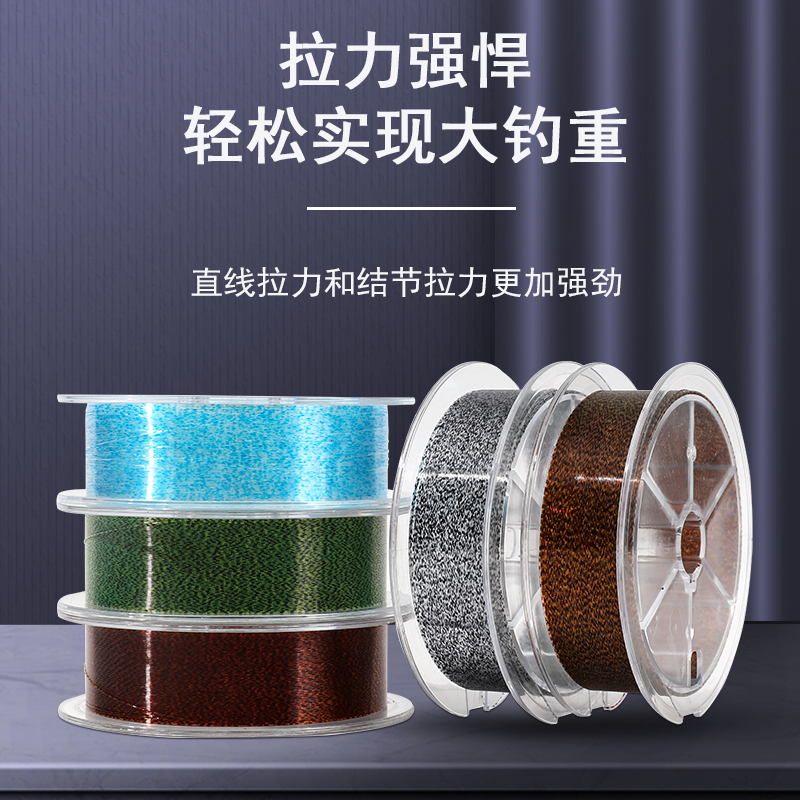 耐磨斑点钓鱼线30米50米100米200米台钓主线子线竞技