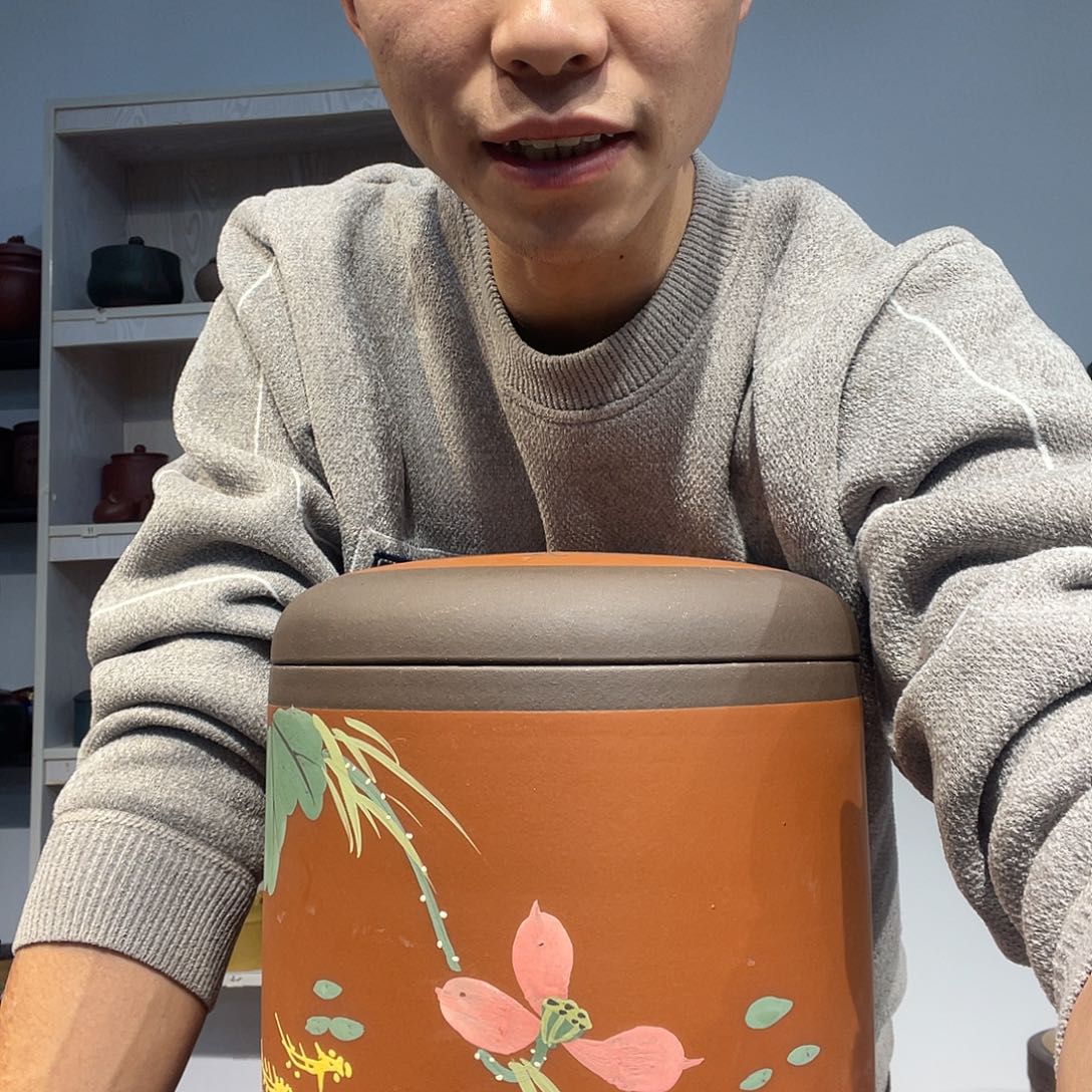 紫砂茶叶罐无**卒茶叶罐