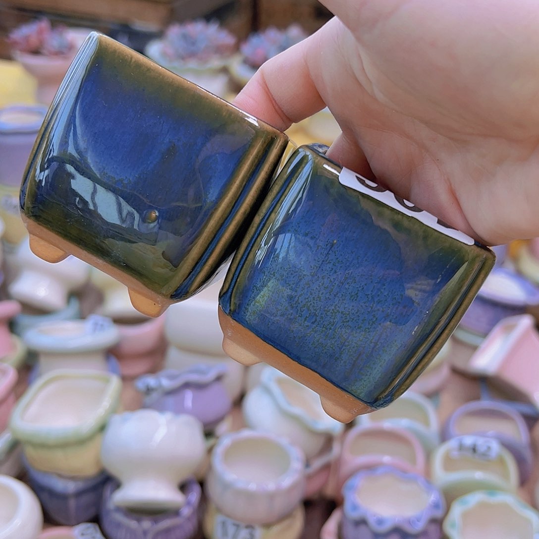 红陶陶瓷花盆当场满12包邮