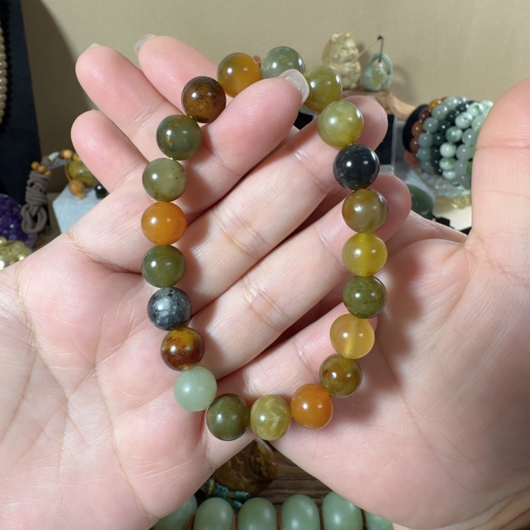 蛇纹石玉未镶嵌手串