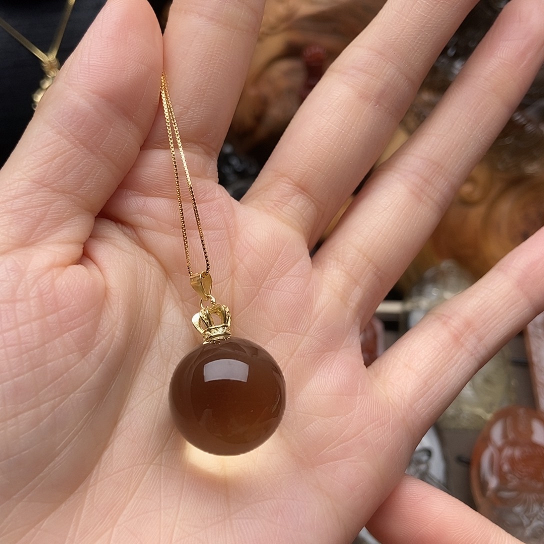 颈饰银S925镶嵌水晶吊坠