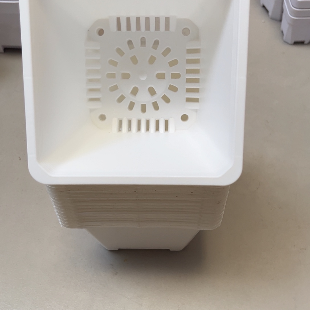 中厚口13高10白盆20个无托