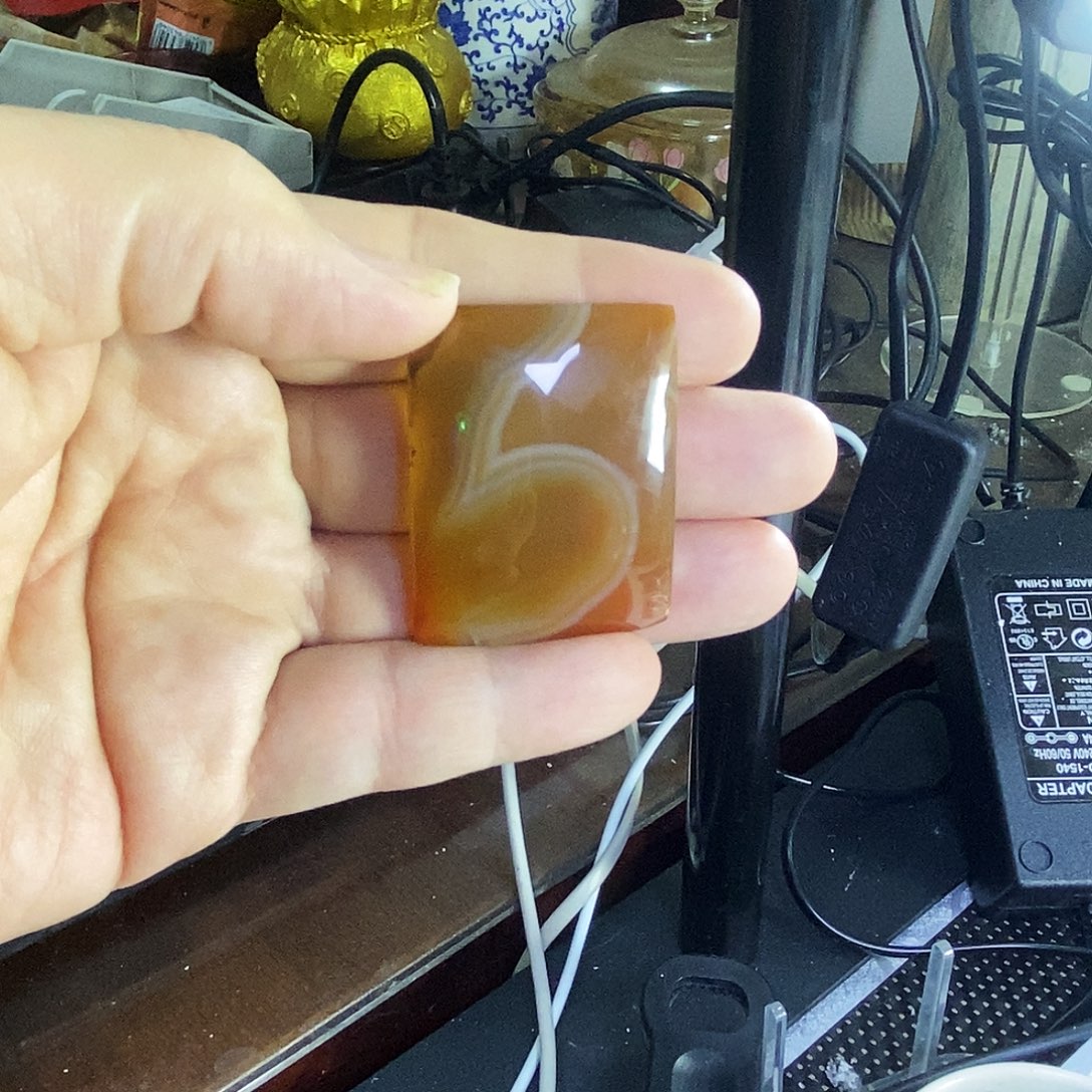 风***楼合成碳硅石非金属时尚图纹画面石饰品