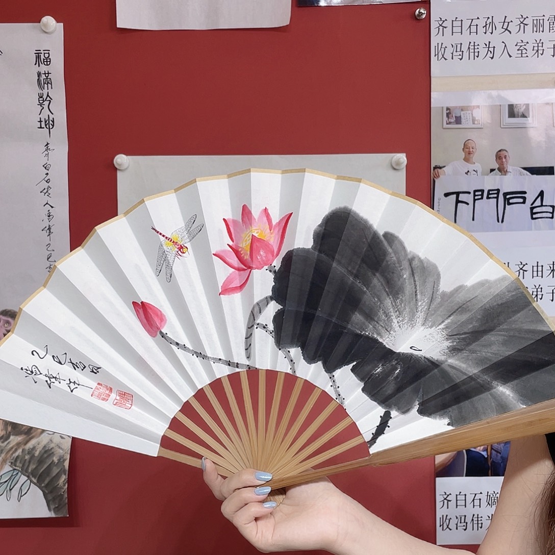 国画冯伟老师手绘国画作品音浩
