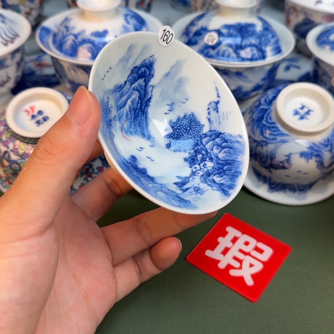 彦祖纯手工手绘茶具160