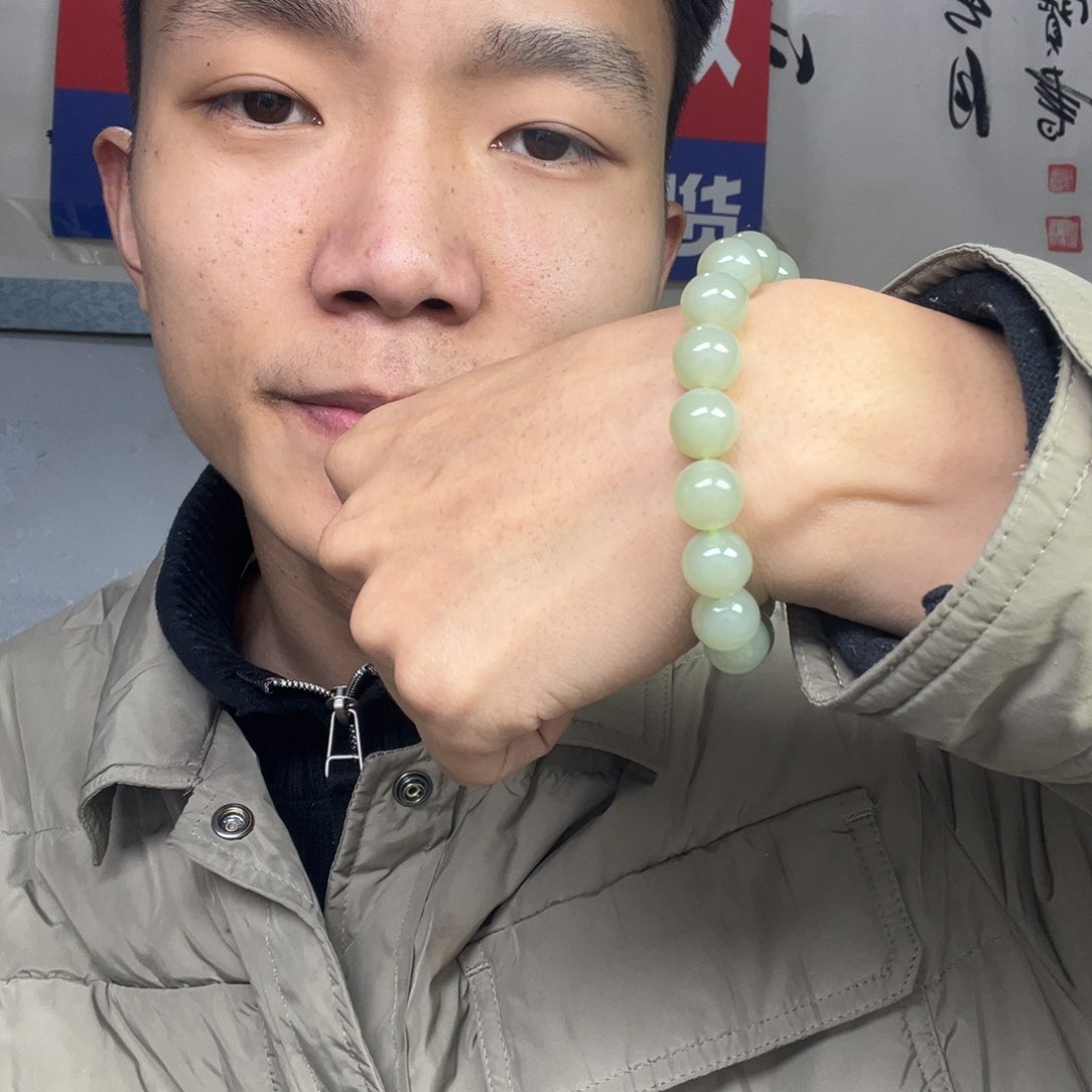 和田玉颈饰未镶嵌多样性钢板料手串卡12