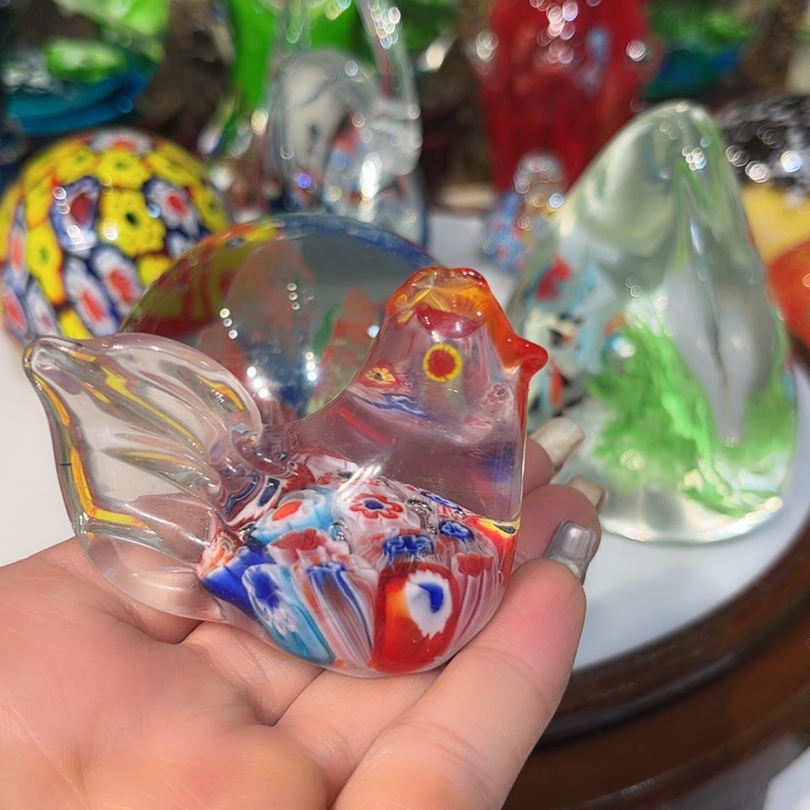 【闪购商品】琉璃手工艺品九*猫纯手工