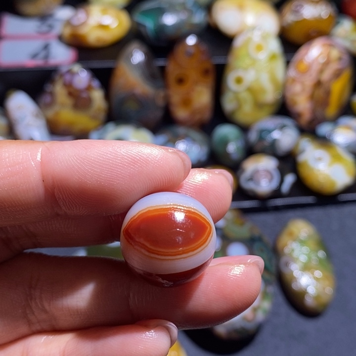 皇***岸玛瑙/玉髓未镶嵌吊坠(不含链)