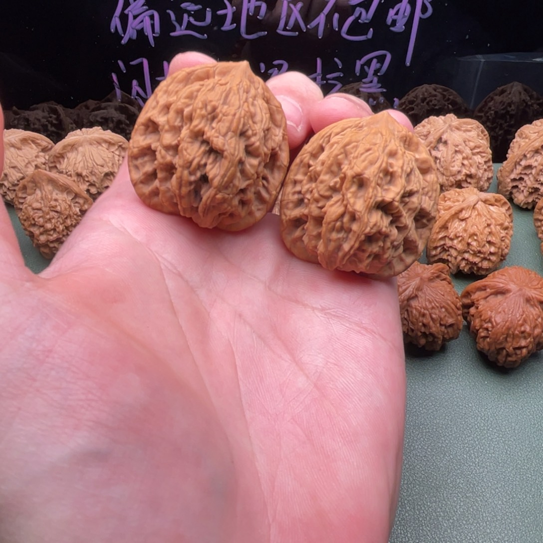 核桃把件37原装无药小虎头