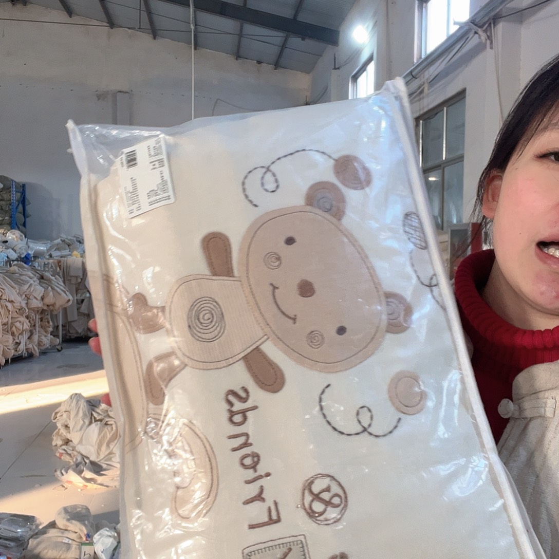 棉棉布鲁克斯防踢被套装80/120