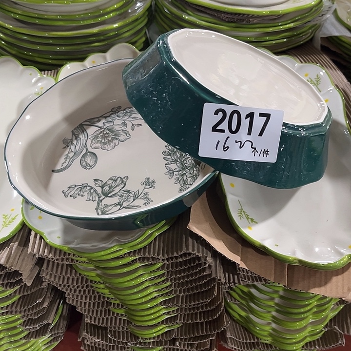 瓷微瑕外贸餐具2017
