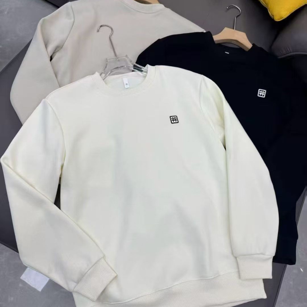 加绒卫衣长袖休闲百搭圆领男士