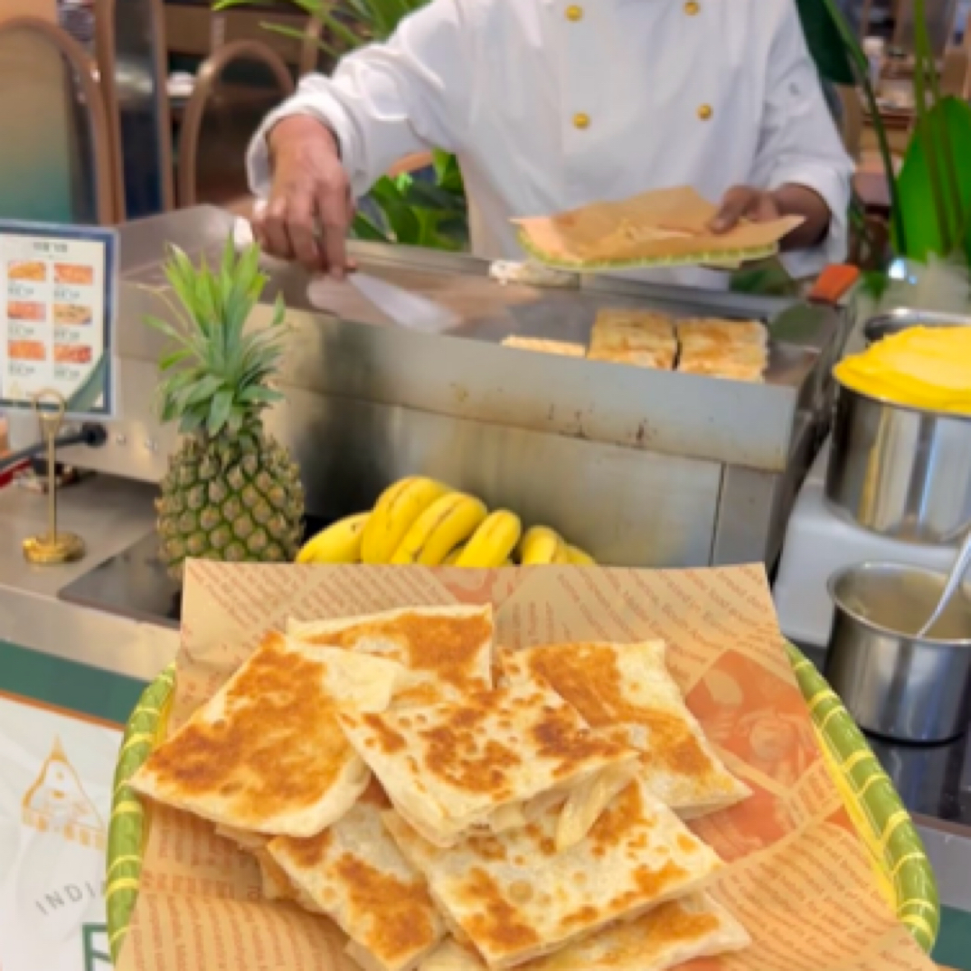 【无添加更健康】饼同学黄油印度飞饼500克