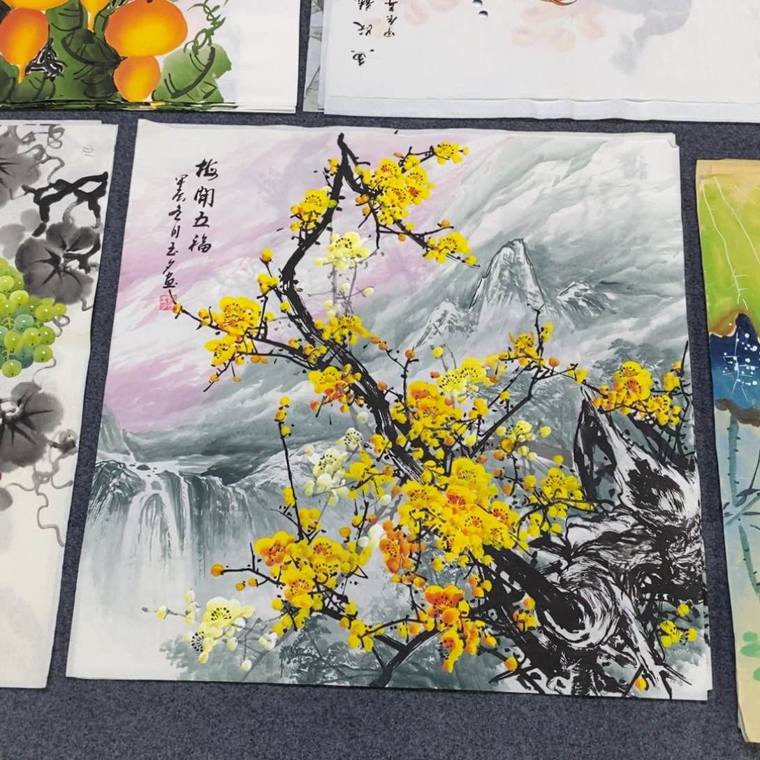 国画68✖️68山水梅花画画画画画画画画