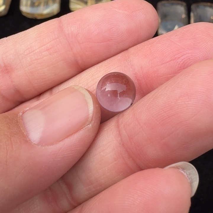 紫晶颈饰未镶嵌吊坠