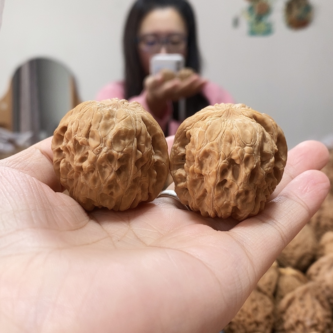 吊坠文玩核桃门墩37+修