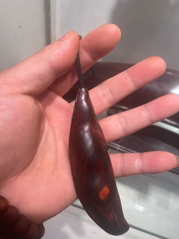 紫檀福豆，把把玩