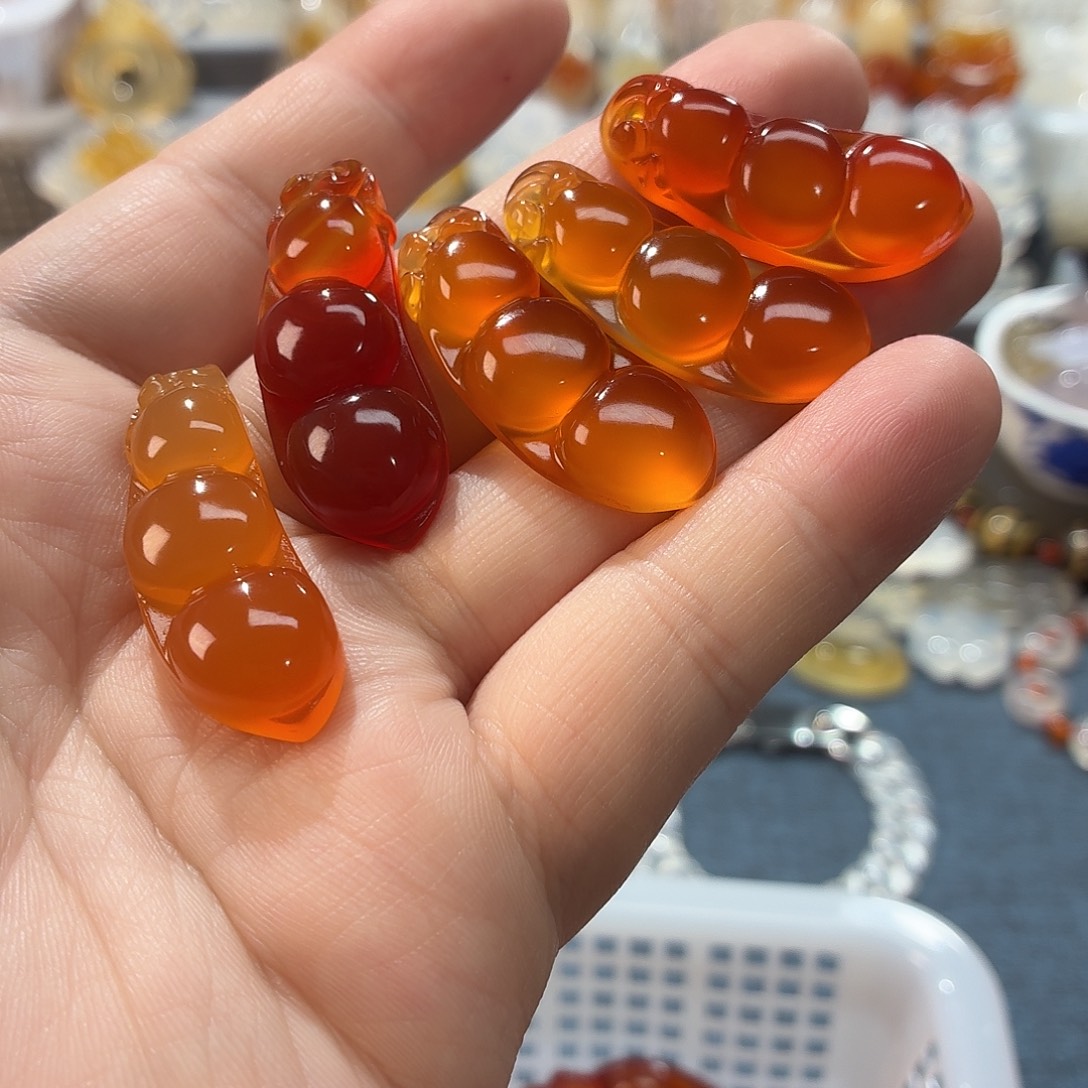 玛瑙/玉髓未镶嵌吊坠(不含链)