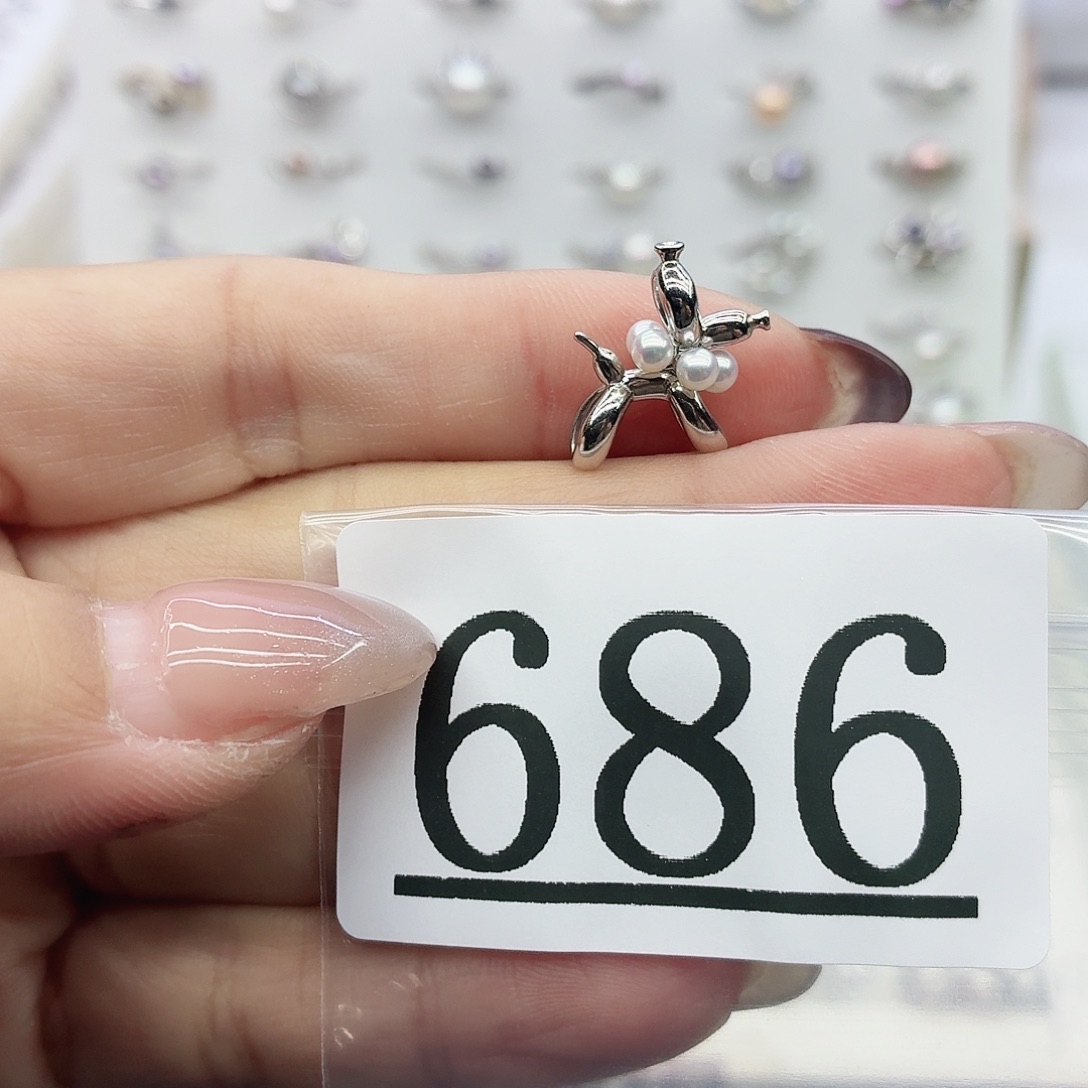 宝***亲珠宝奇石淡水珍珠银S925镶嵌686拍2发1