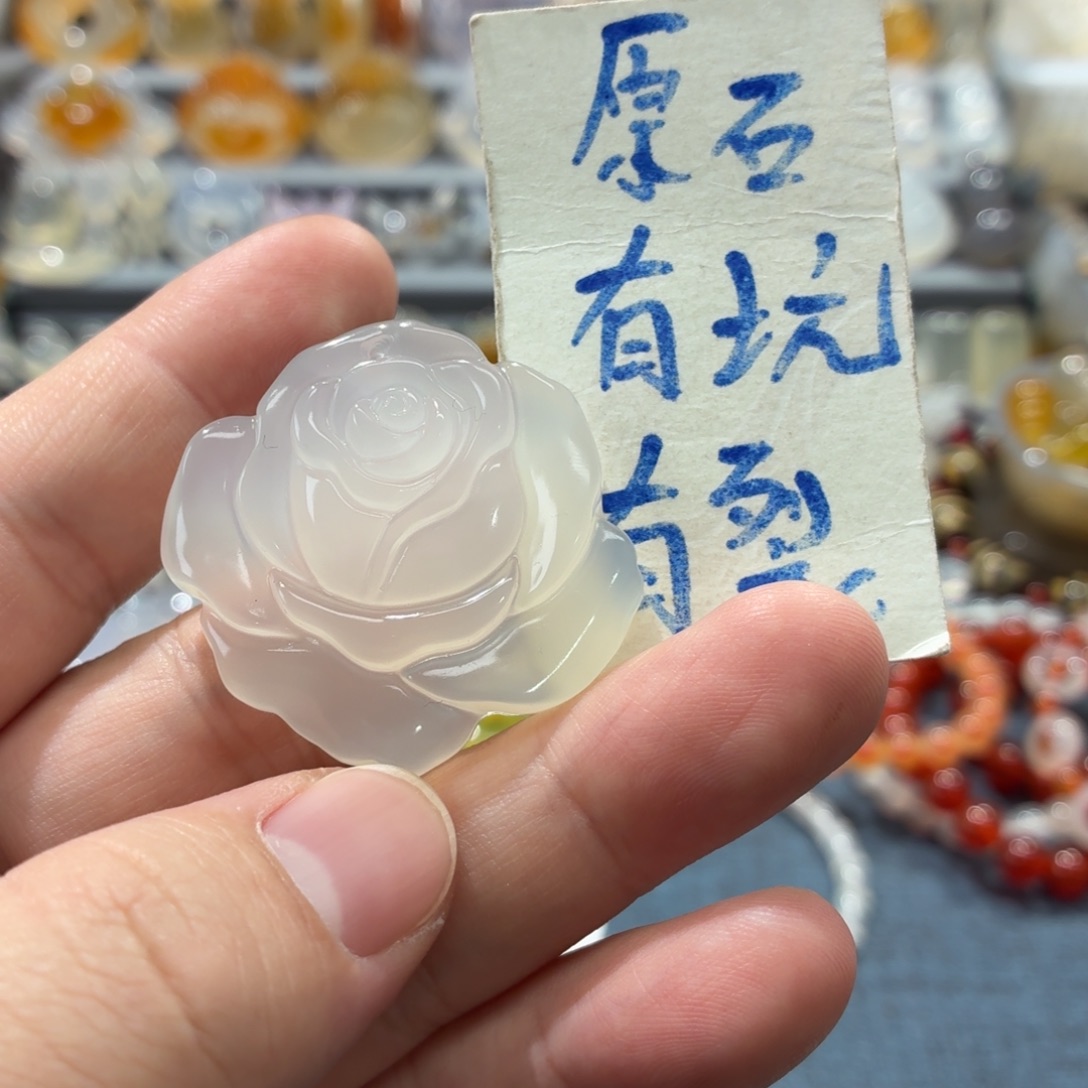 玛瑙/玉髓未镶嵌吊坠(不含链)