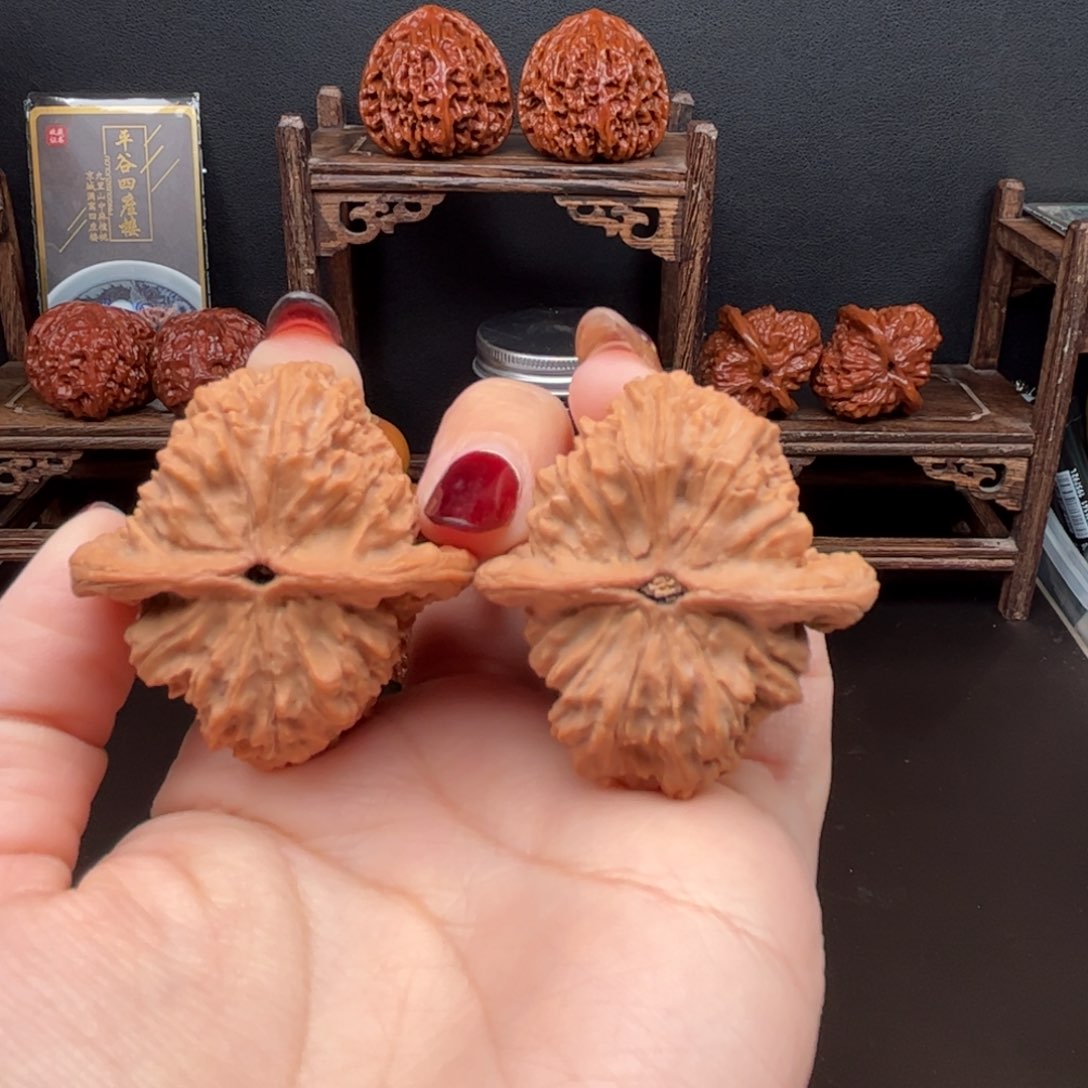 桃核把件平谷白云寺野生马蹄不议价