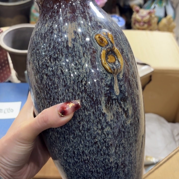 陶瓷古美术置物摆件