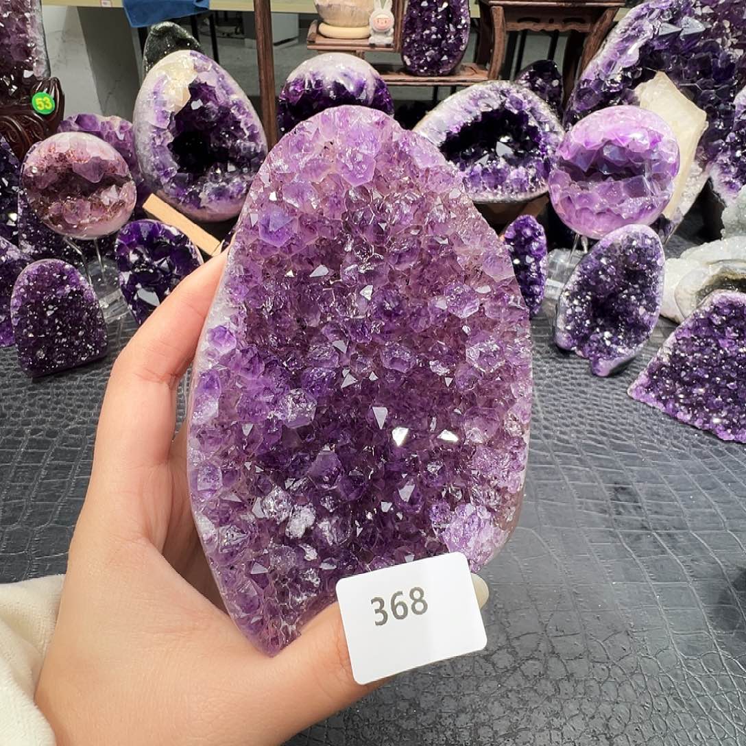 珠宝半成品未镶嵌紫晶