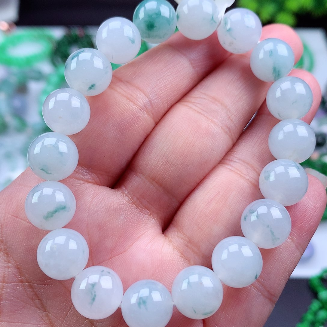 未镶嵌手链翡翠手串