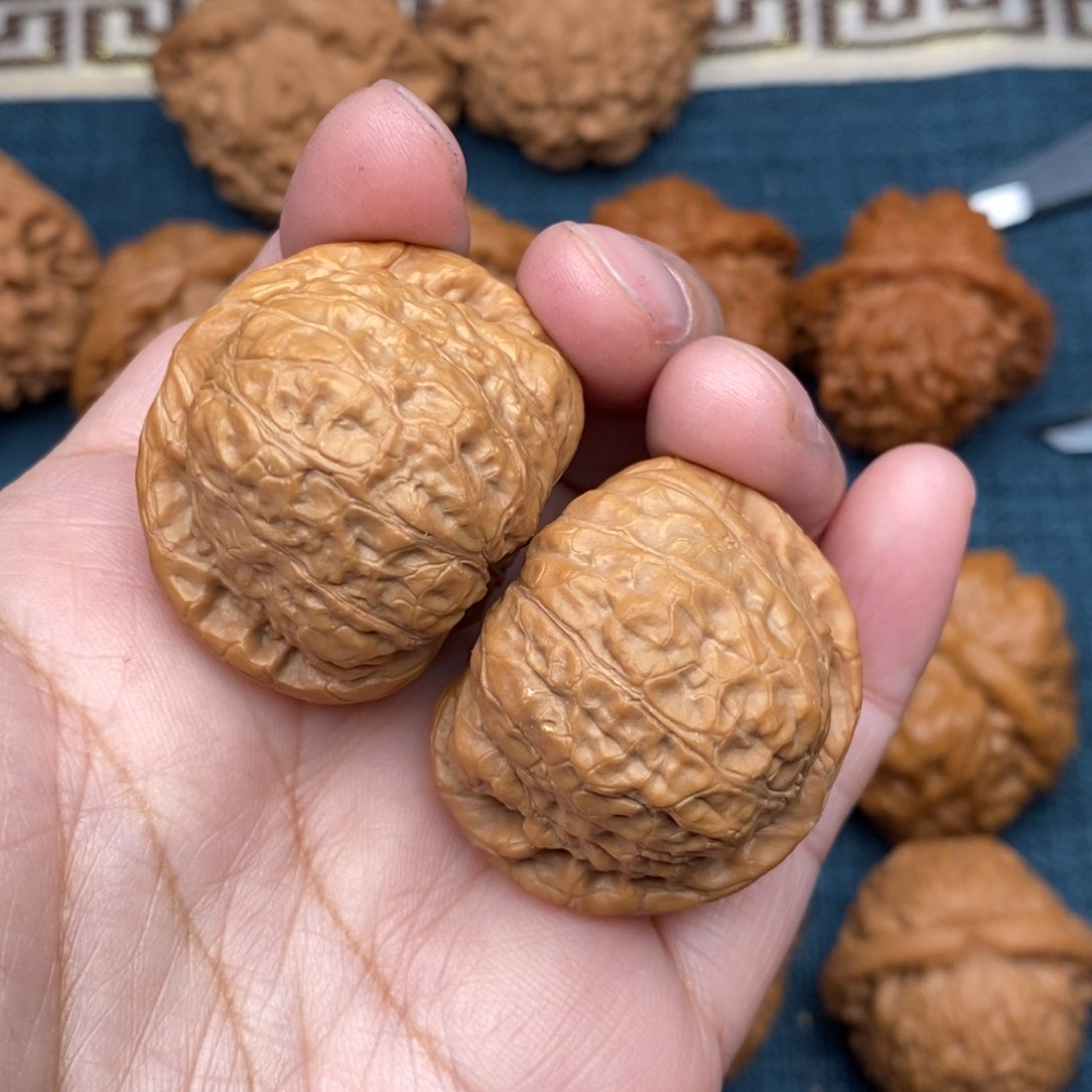 文玩核桃把件36.8南瓜墩