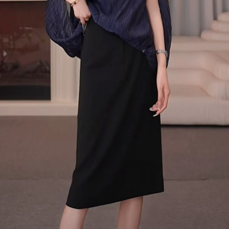 AMASS/阿玛施25夏日法式穿搭A字裙新款气质百搭半身裙520018