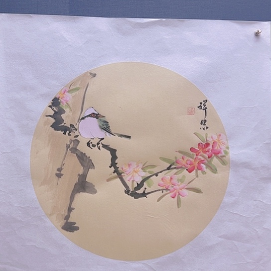 国画盛祥昆手绘作品