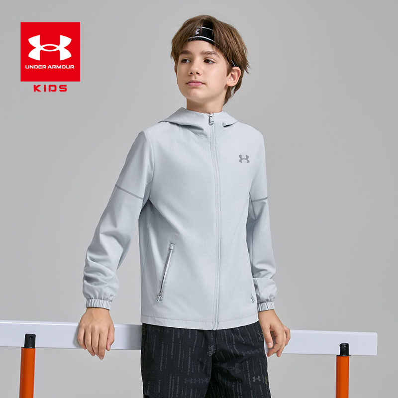 安德玛速干跑步透气防水透气秋冬运动舒适保暖运动休闲外套套头