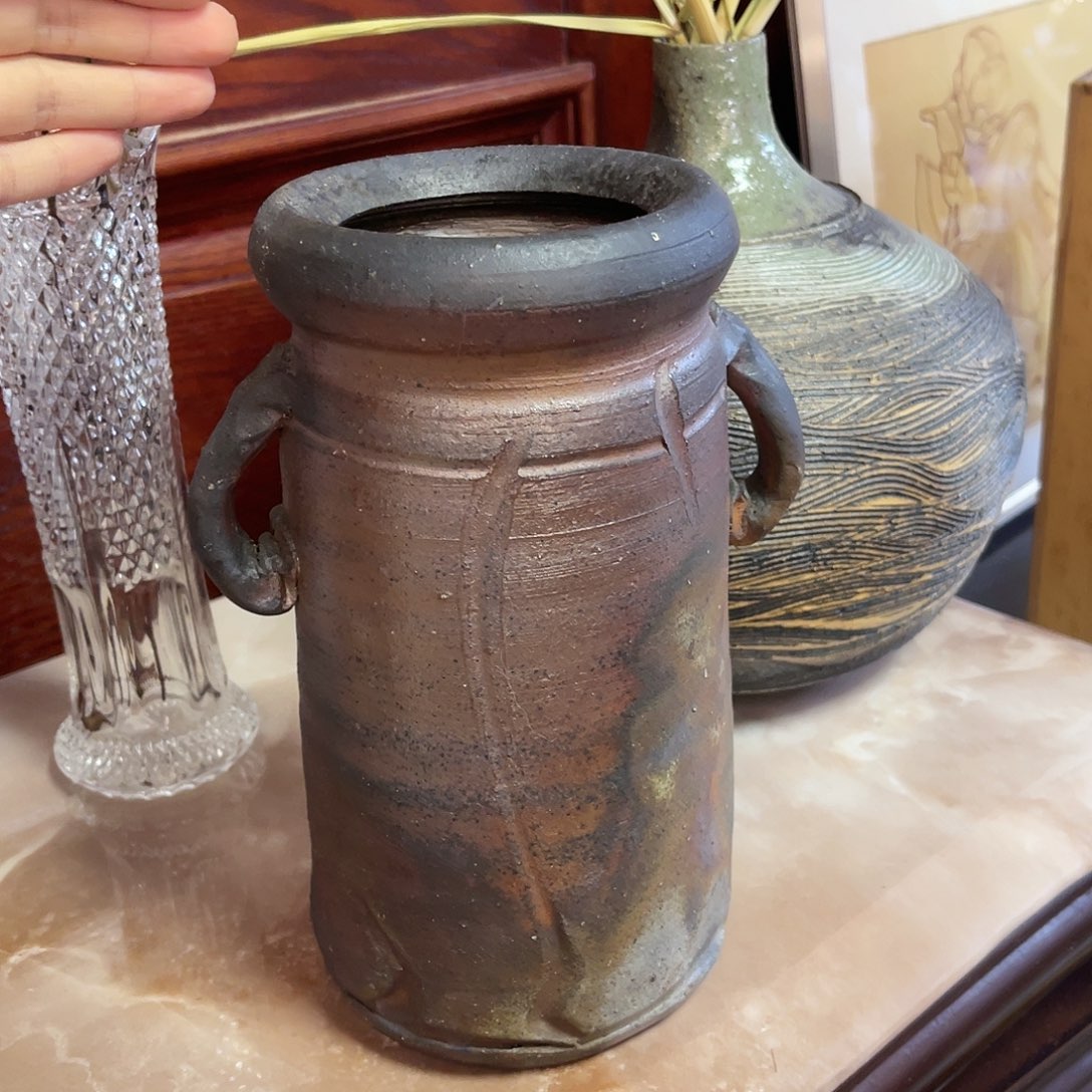 瓷片备前大花器哦30