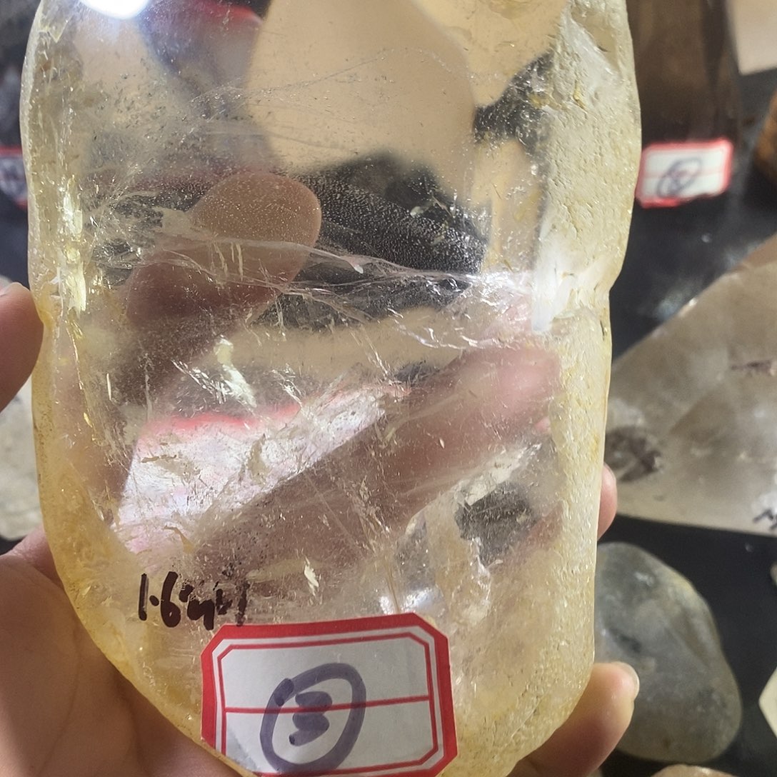 水晶未镶嵌珠宝半成品