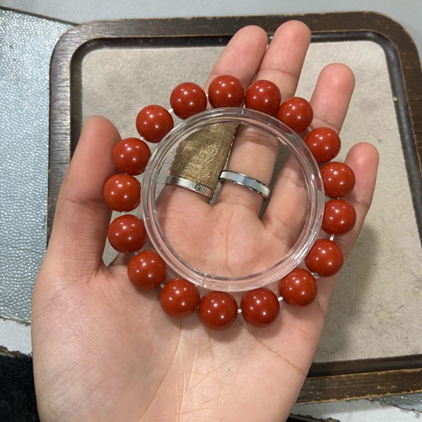 K61南红玛瑙卡1.2单圈手串