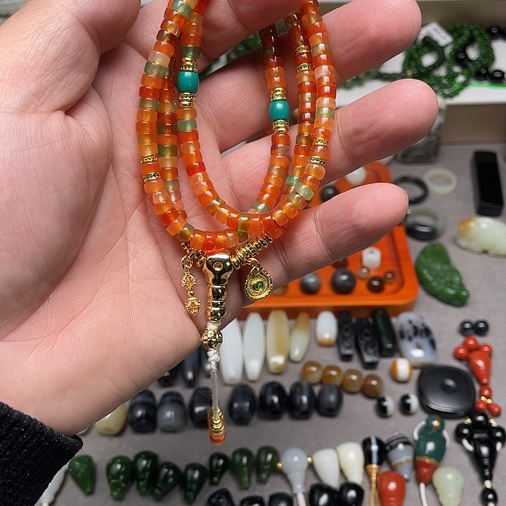 玛瑙/玉髓未镶嵌手链