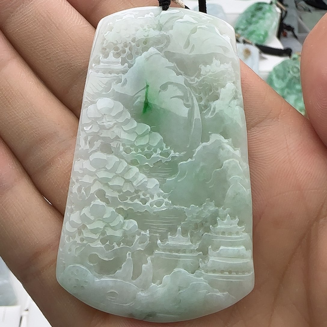 翡翠未镶嵌颈饰翡翠